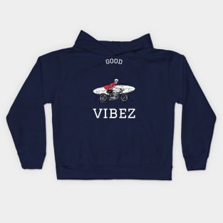 Good Vibes - Good vibez skull Kids Hoodie